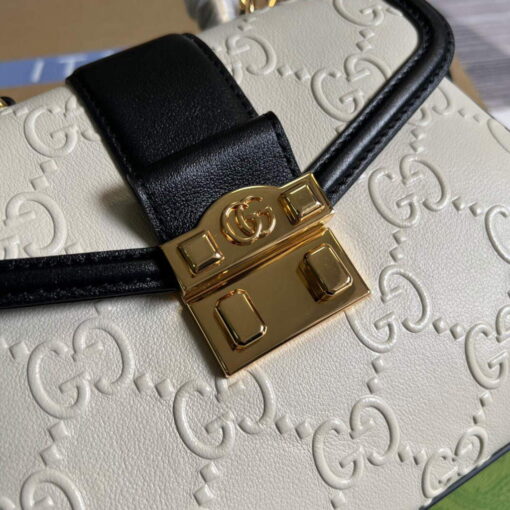 Replica Gucci 675791 Small GG Top Handle Bag White 4