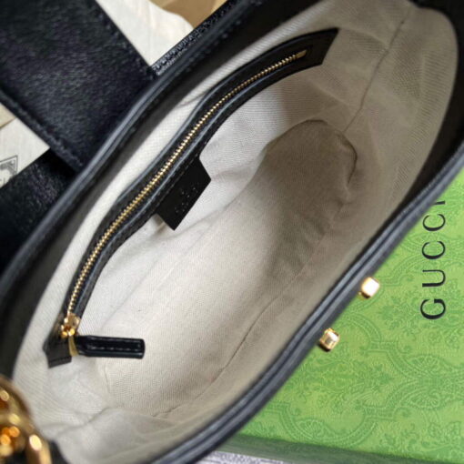 Replica Gucci 675788 Small GG Shoulder Bag Black 7