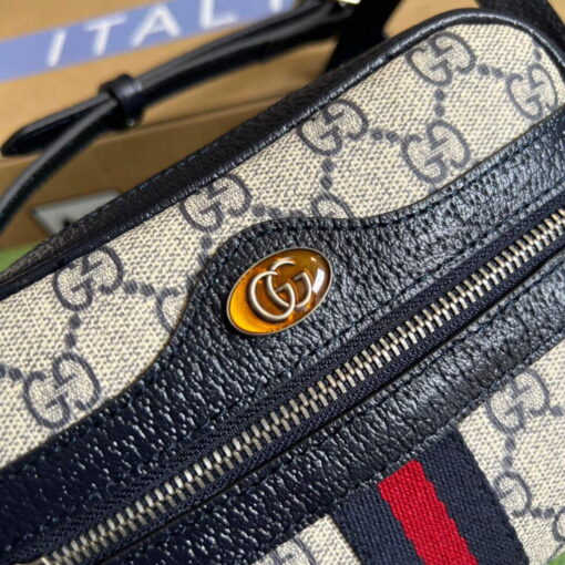 Replica Gucci 517350 Ophidia GG Mini Bag Beige Blue 5