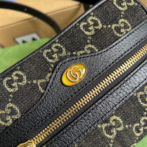 Replica Gucci 517350 Ophidia GG Mini Bag Black 4