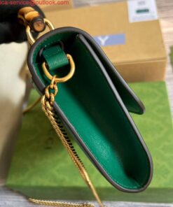 Replica Gucci 675795 GG Large Top Handle Bag With Bamboo Green 2