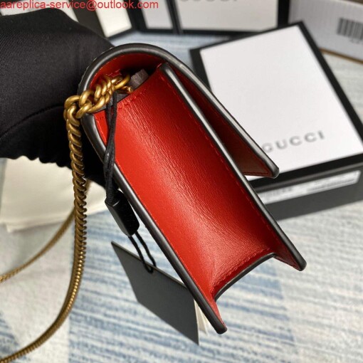 Replica Gucci 481291 GG Supreme mini bag with cherries Red 2