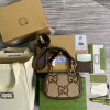 Replica Gucci 671623 Mini Tote Bag With Lnterlocking G White 10