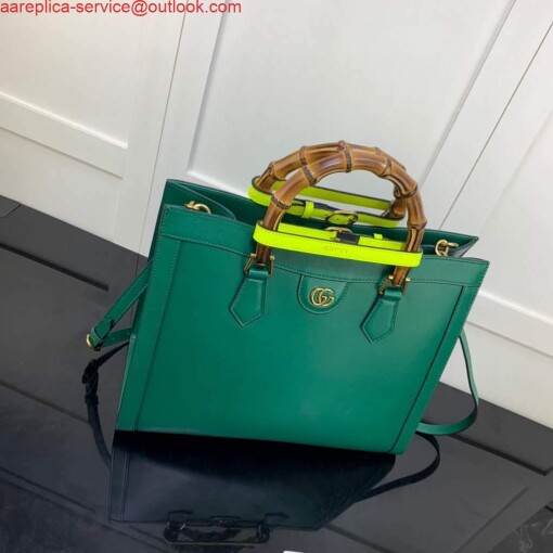 Replica Gucci Diana medium tote bag Gucci 655658 Green