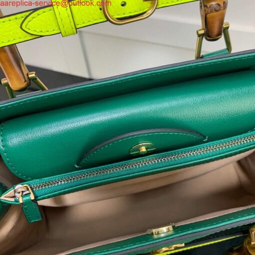 Replica Gucci Diana medium tote bag Gucci 655658 Green 7