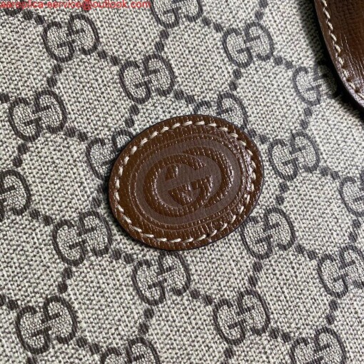 Replica Gucci 659983 GG Small Tote Bag Brown 4