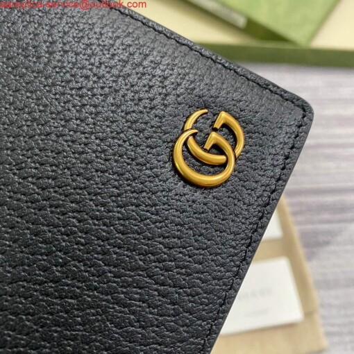 Replica Gucci 658562 GG Marmont pouch Black 4