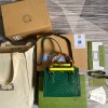 Replica Gucci Diana Mini Tote Bag Ostrich LeatherTop Handle Bag Gucci ‎655661 Tan 9