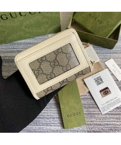 Replica Gucci ‎‎658549 Gucci Horsebit 1955 Card Case White