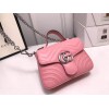 Replica Gucci ‎547260 GG Marmont Mini Top Handle Bag Red 9