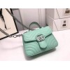 Replica Gucci ‎547260 GG Marmont Mini Top Handle Bag Blue 10