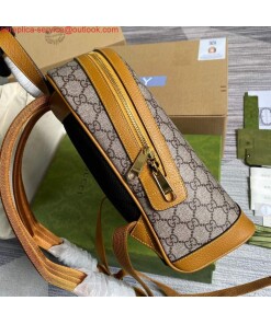 Replica Gucci 647816 KAI x Gucci Teddy Bear Print Backpack Yellow 2