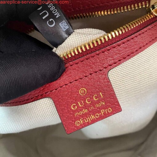 Replica Gucci 647816 Doraemon x Gucci small backpack in mini GG canvas 8