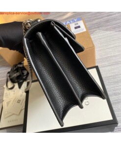 Replica Gucci 621512 Dionysus GG Top Handle Bag Black 2