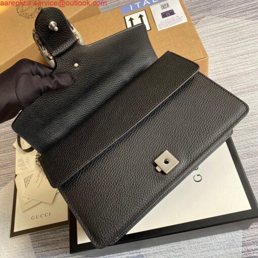 Replica Gucci 621512 Dionysus GG Top Handle Bag Black 7