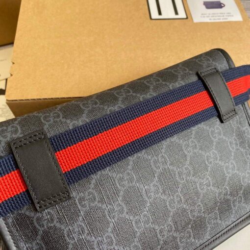 Replica Gucci 598113 Ophidia GG Black Belt Bag 2