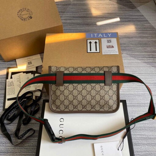 Replica Gucci 493930 Neo Vintage GG Supreme Belt Bag Beige