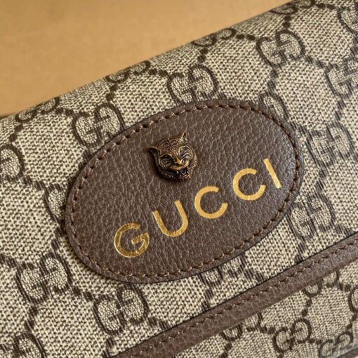 Replica Gucci 493930 Neo Vintage GG Supreme Belt Bag Beige 5