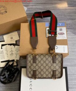 Replica Gucci 489617 Neo Vintage GG Supreme Belt Bag Brown