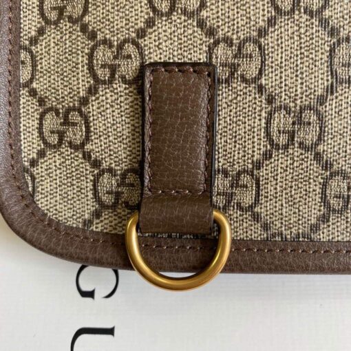 Replica Gucci 489617 Neo Vintage GG Supreme Belt Bag Brown 3