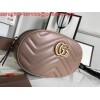 Replica Gucci 476434 GG Marmont Matelassé Leather Belt Bag Brown 10