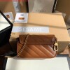 Replica Gucci 476433 GG Marmont Matelassé Leather Super Mini Bag Black 10