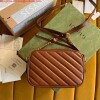 Replica Gucci 448065 GG Marmont Matelassé Mini Bag Light Green 9