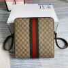 Replica Gucci Black GG Supreme Messenger Bag 11