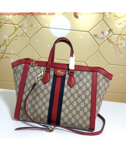 Replica Gucci 524537 Ophidia GG Medium Tote Red Bag