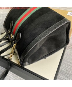 Replica Gucci 524537 Gucci Ophidia GG Medium Tote Shoulder Bag Black 2