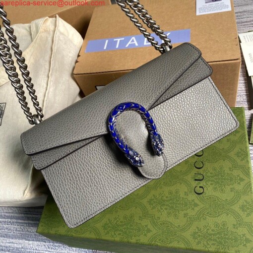 Replica Gucci 499623 Dionysus Small Shoulder Bag Gray 5