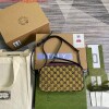 Replica Gucci 447632 GG Marmont Multicolor Small Shoulder bag Purple and Green 10