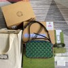 Replica Gucci 447632 GG Marmont Multicolor Small Shoulder bag Purple and Green