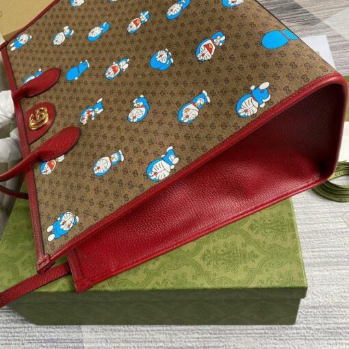 Replica GG 653952 Gucci Doraemon x Gucci large Tote bag Red 5