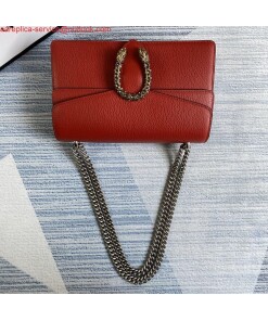 Replica Gucci 400249 Dionysus Shoulder Bag Red 2