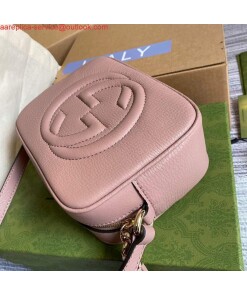 Replica Gucci 308364 Soho small leather crossbody-bags disco bag Pink 2