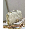 Replica Dior S0980 Mini Miss Dior Bag Latte Cannage Lambskin Black 9