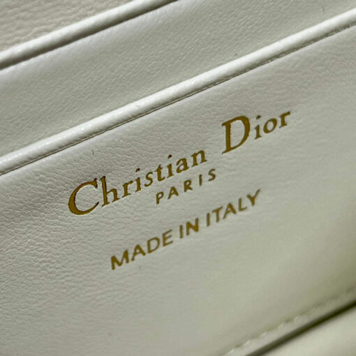 Replica Dior S0980 Mini Miss Dior Bag Latte Cannage Lambskin White 8