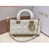 Replica Dior M0613 Small Lady D-joy Bag Blue Cannage Lambskin 10