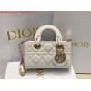 Replica Dior M0613 Small Lady D-joy Bag Sand Colored Cannage Lambskin 10