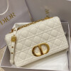 Replica Dior Medium Caro Bag Calfskin M9242 Apricot 10