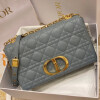 Replica Dior Medium Caro Bag Calfskin M9242 Apricot 9