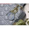 Replica Dior Small Lady My ABCDior Bag Lambskin M0538 logo green 9