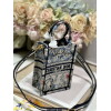 Replica Dior S5555 Mini Dior Book Tote Phone Bag Pink multicolor embroidery S1103 9