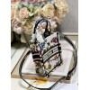 Replica Dior S5555 Mini Dior Book Tote Phone Bag Blue multicolor embroidery S1102 9