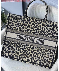 Replica Dior M1286 Large Book Tote Beige Mizza Multicolor Embroidery