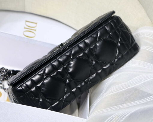 Replica Dior M9243 Large Quilted Macrocannage Calfskin Black 6