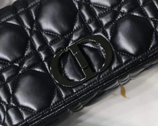 Replica Dior M9242 Medium Quilted Macrocannage Calfskin Black 2