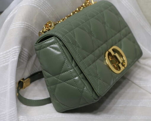 Replica Dior M9242 Medium Quilted Macrocannage Calfskin Green 5