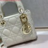 Replica Dior S0856 MICRO LADY Dior Bag Yellow Cannage Lambskin 8